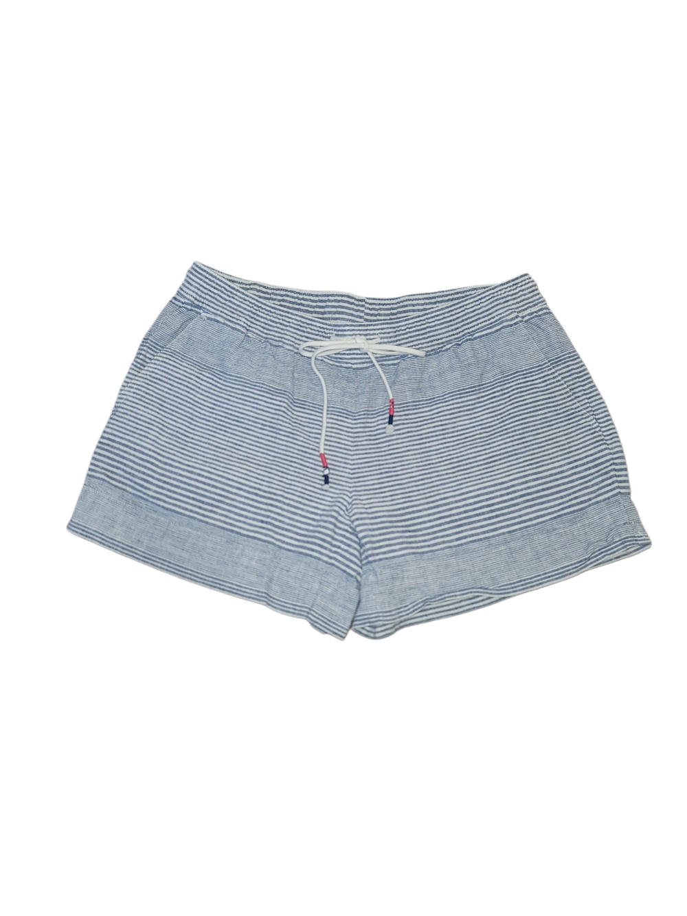 Vineyard Vines Blue & White Striped Drawstring Athletic Shorts
